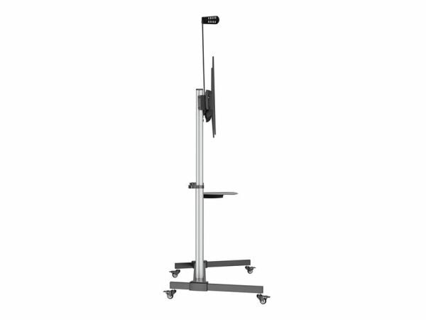 Equip 650631, 2,54 m (100"), 200 x 200 mm, 1000 x 600 mm, -10 - 5°, Aluminium, Plast, Rustfritt stål, Sort