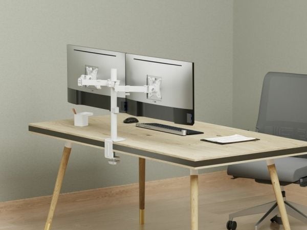 Equip 650167, Klemme/malje, 18 kg, 43,2 cm (17"), 81,3 cm (32"), 100 x 100 mm, Hvit