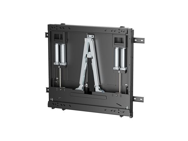 Equip 650346, 152,4 cm (60"), 2,54 m (100"), 200 x 200 mm, 800 x 600 mm, Aluminium, Plast, Rustfritt stål, Sort