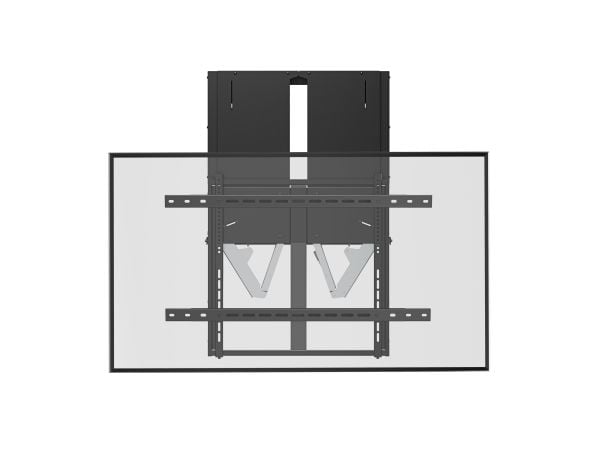 Equip 650346, 152,4 cm (60"), 2,54 m (100"), 200 x 200 mm, 800 x 600 mm, Aluminium, Plast, Rustfritt stål, Sort