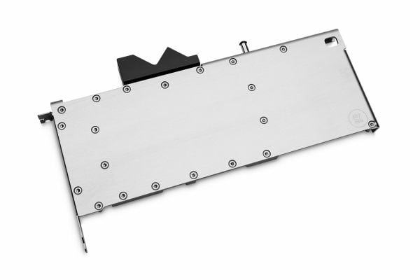 EK Water Blocks EK-Pro QDC, Vannblokk + Bakplate, 12 cm, Sort, Rustfritt stål