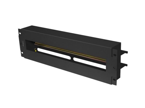 Lanberg Spenningsfordelingspanel 3U 19 tommer med DIN ts-35 skinne, sort