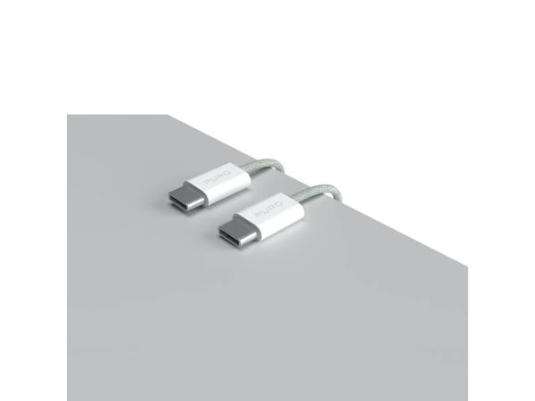 PURO PUCCCFABK415MTGRN, 1,5 m, USB C, USB C, USB 2.0, 0,48 Gbit/s, Grønn