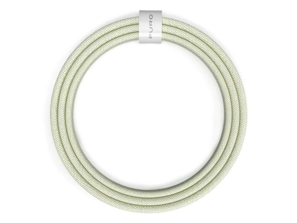 Kabel Puro Flettet USB-C / USB-C 60 W, 1,5 m, gul