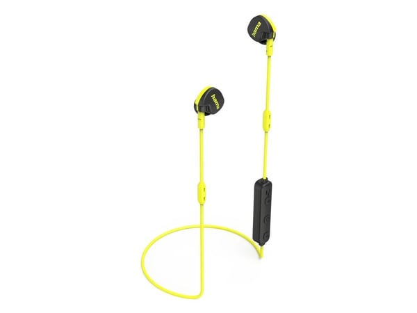 Hama Freedom Athletics II, Trådløs, Idretter, 20 - 20000 Hz, 12 g, Hodesett, Svart, Gult