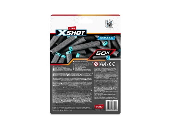 X-Shot Excel 50PK Refill Darts Foilbag