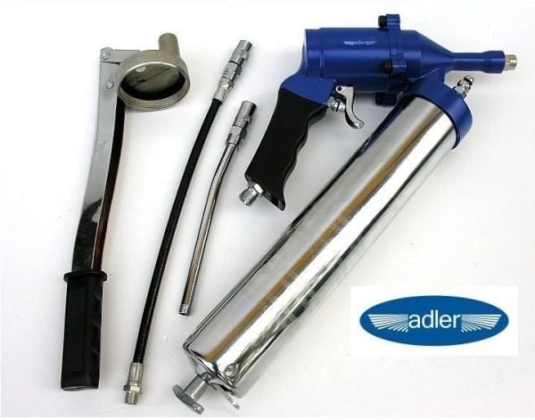 ADLER pneumatisk smørepumpe + smørepresse