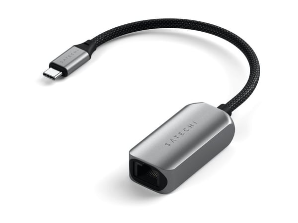 Satechi ST-AE25M, USB Type-C, RJ-45, Mies, RJ-45, Hopea, Kannettava tietokone