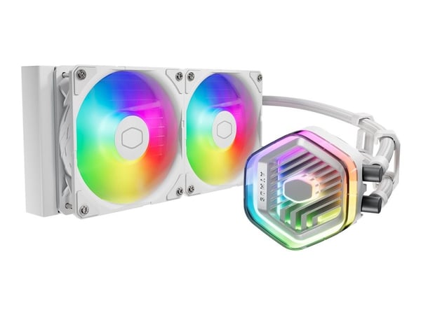 Cooler Master MasterLiquid 240 Atmos - Væskekjølesystem for prosessor - Radiatorstørrelse: 240 mm - (for: LGA1156, LGA1155, LGA1150, LGA1151, AM4, ...