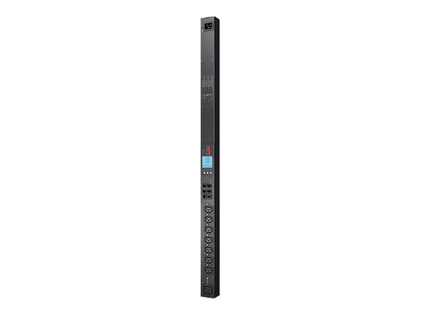 APC Switched Rack PDU 2G Zero U - Strømfordelingslist (kan monteres i rack) - AC 200/208/230 V - RS-232 - inngang: IEC 60320 C20 - utgangskontakter...