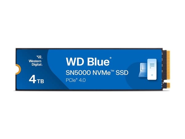WD Blue SN5000 WDS400T4B0E - SSD - 4 TB - intern - M.2 2280 - PCIe 4.0 x4 (NVMe)