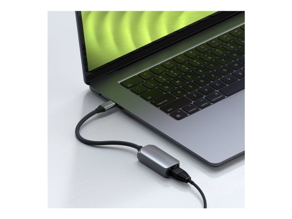 Satechi ST-AE25M, USB Type-C, RJ-45, Mies, RJ-45, Hopea, Kannettava tietokone