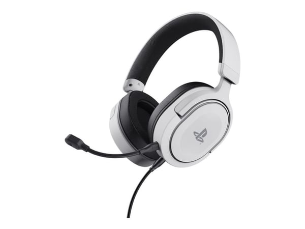 Trust GXT 498 FORTA - Hodesett - full størrelse - kablet - 3,5 mm jakk - hvit