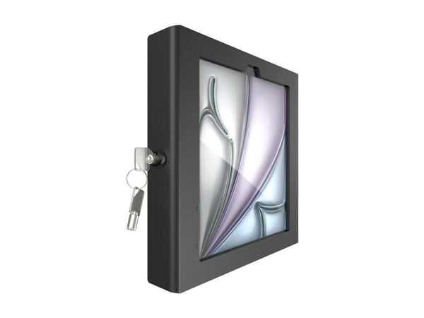 Compulocks iPad Air M2 & M3 11", Apex Secured Enclosure Wall Mount - Black - Innhegning - for nettbrett - glassmontering, plass - låsbar - høyverdi...
