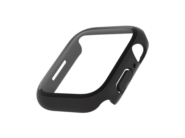Belkin SCREENFORCE - Støtfanger for smartarmåndsur - 2-i-1 - polykarbonat, herdet glass (9H) - svart