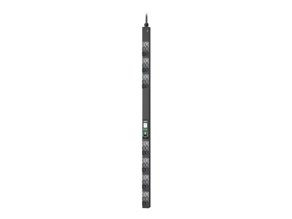 APC NetShelter Rack PDU Advanced, Mitattu, 0U, Kolmivaiheinen, Telineasennettava, Pystysuora, Musta
