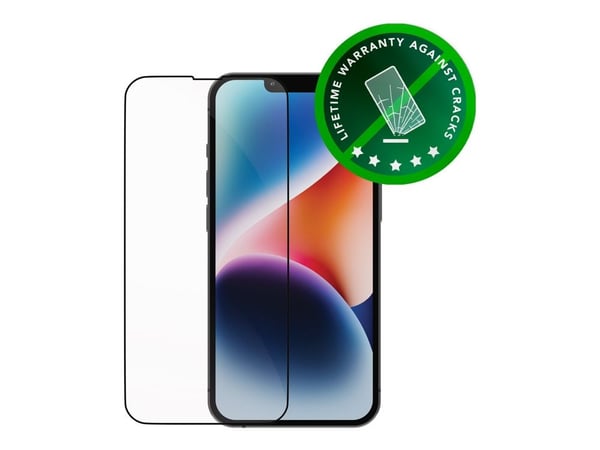 dbramante1928 Eco-shield - Skjermbeskyttelse for mobiltelefon - rammefarge svart - for Apple iPhone 13, 13 Pro, 14, 16e, 17e