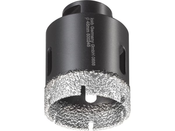kwb 500245, Single/enkelt, Drill, Lightweight concrete, Marmor, Stein, Flis, Naturstein, Keramisk, Hard keramikk, Chemical..., Svart, 4,5 cm, 4,5 cm