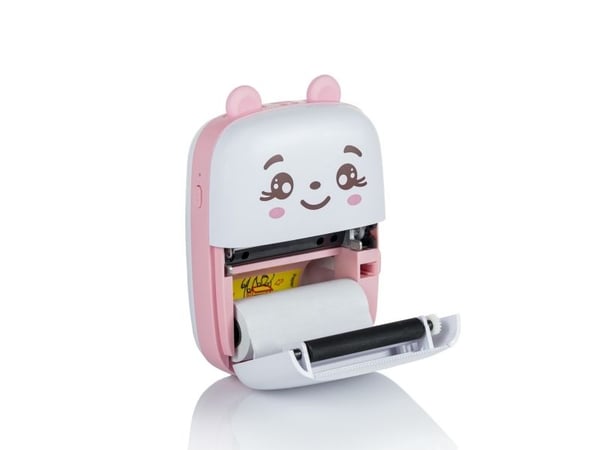 Extralink EPP-001 Pinkki | Mini-lämpötulostin | Bluetooth, USB-C, 1200 mAh, 210 dpi