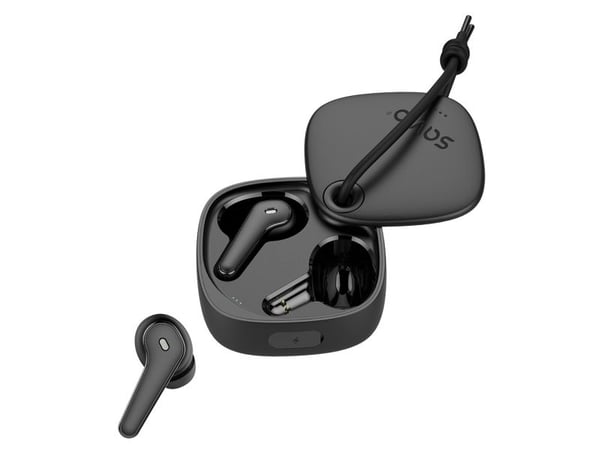 Savio TWS-11, True Wireless Stereo (TWS), Samtaler/musikk, 77 g, Hodesett, Sort