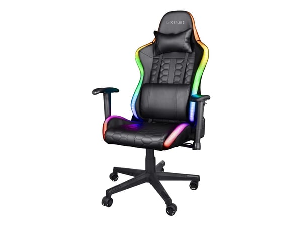 Trust GXT 716 Rizza, Universal gaming stol, 150 kg, Polstret sete, Polstret ryggstøtte, Universal, 155 cm