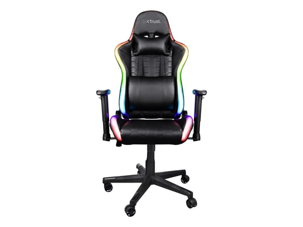 Trust GXT 716 Rizza, Universal gaming stol, 150 kg, Polstret sete, Polstret ryggstøtte, Universal, 155 cm