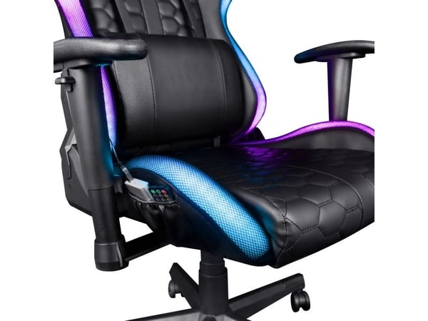 Trust GXT 716 Rizza, Universal gaming stol, 150 kg, Polstret sete, Polstret ryggstøtte, Universal, 155 cm