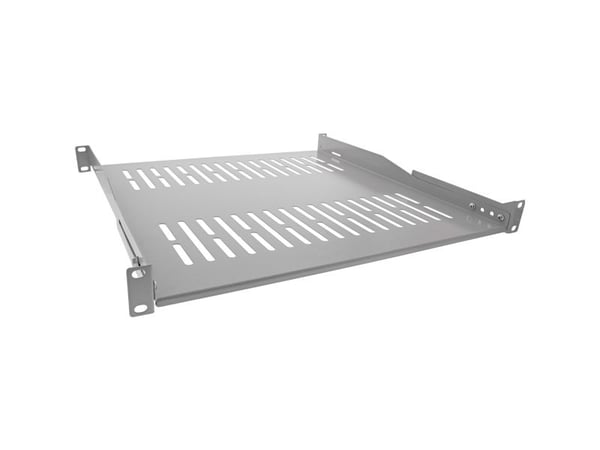 InLine 19114F, hylly, harmaa, SPCC, 50 kg, 1U, -40 - 85 °C