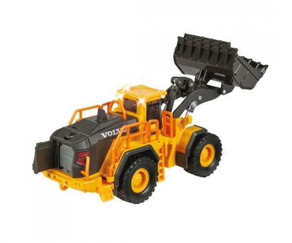Majorette Volvo Wheel Loader, Hjullaster, 3 år, AAA, Metall, Plast, Sort, Gult