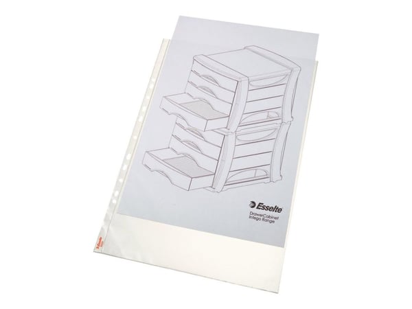 Plastlommer A3 Esselte Premium 0,08 mm højformat præg - (50 stk.)