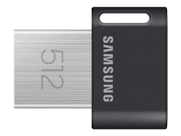 Samsung FIT Plus MUF-512AB - USB flash-enhet - 512 GB - USB 3.2 Gen 1 - svart