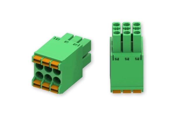 Teltonika - Strømkontaktsett - 2x5-stifts kontakt til 2x3-stifts kontakt - 300 V - 8 A - for Teltonika RUT956