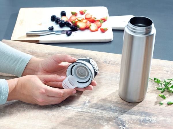 Leifheit 03272, Sølv, Rustfritt stål, Rustfritt stål, Polypropylen (PP), Kaffe, Juice/ Saft, Te, 6 timer