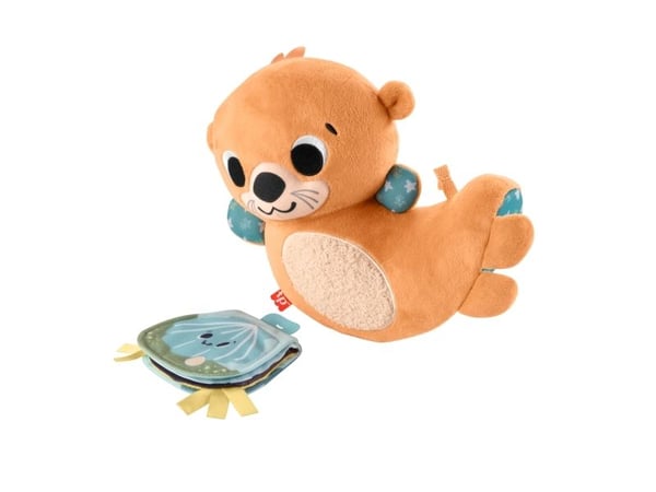 Fisher-Price 2-in-1 Rockin'' Tummy Time Otter, 0 vuosi/vuosia, Kangas, Muovi, Sininen, Oranssi