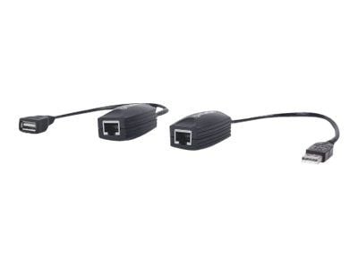 Manhattan 179300, Laajennuskaapeli, Musta, RoHS, CE USB 1.0 USB 1.1, 30 mm, 195 mm Manhattan 179300, Laajennuskaapeli, Musta, RoHS, CE USB 1.0 USB 1.1, 30 mm, 195 mm