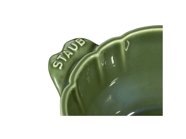 ZWILLING 40500-326-0, Ildfast ramekin-form, Bølgete rund, Keramisk, Keramisk, Grønn, 0 - 300 °C