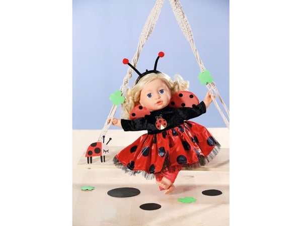 Dolly Moda kostym för dam Lady Bug 43 cm