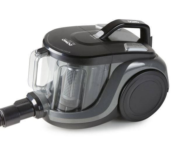Domo DO7295S, 850 W, Sylindervakuum, Uten pose, 2,5 l, HEPA, Filtrering