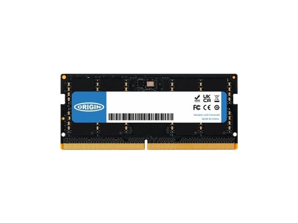 Origin Storage - DDR5 - modul - 16 GB - SO DIMM 262-pin - 4800 MHz / PC5-38400 - 1.1 V - ikke-bufret - ikke-ECC
