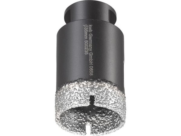 kwb 500235, Single/enkelt, Drill, Lightweight concrete, Marmor, Stein, Flis, Naturstein, Keramisk, Hard keramikk, Chemical..., Svart, 4,5 cm, 3,5 cm