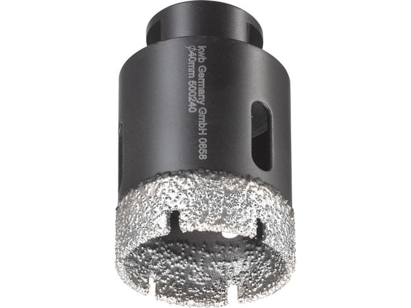 kwb 500240, Single/enkelt, Drill, Lightweight concrete, Marmor, Stein, Flis, Naturstein, Keramisk, Hard keramikk, Chemical..., Svart, 4,5 cm, 4 cm