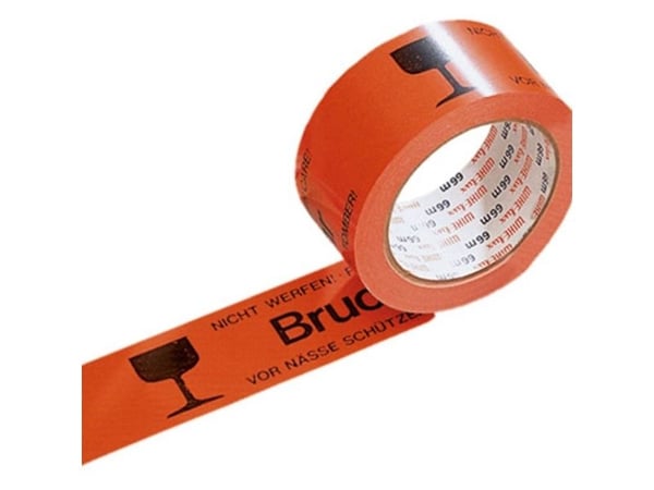 HEAD signaltape med tekst: Bruchgefahr (L x B) 60 m x 50 mm PP 66 m