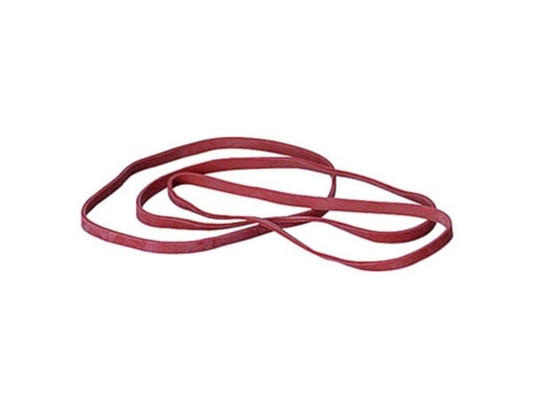 HEAD gummistrikk naturkautsjuk bredde 4 mm (Ø) 15 cm rød 1000 g pose