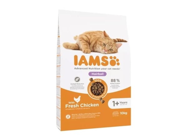 Iams CAT Vitality Adult Hairball 10 kg