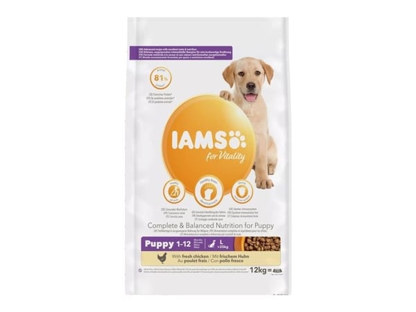 Iams Vitality Puppy Large 12 kg
