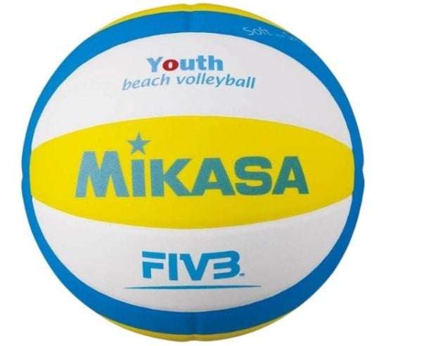 Mikasa VS160W gul og blå volleyball str. 4 Mikasa VS160W gul og blå volleyball str. 4