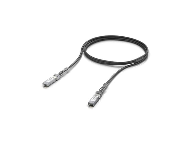 Ubiquiti - Direkte 10GBase-koblingskabel - SFP+ til SFP+ - 6 mm - passiv - svart