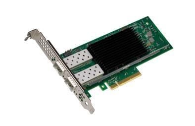 Intel E810-XXVDA2, Sisäinen, Langallinen, PCI Express, Kuitu, Musta, Vihreä, Hopea