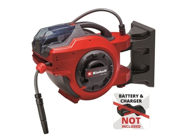 Einhell GE-HR 18/30 Li-Solo, Vegg-montert Hjul, Automatisk, Funksjonell, Sort, Rød, Vegg-montert, 30 m - SOLO
