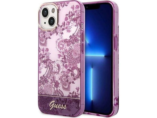 Guess GUHCP14MHGPLHF iPhone 14 Plus 6,7" hardcase Porcelain – fuchsia
